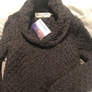 Irish hand knitted wooden sweater (from ireland)